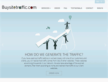 Tablet Screenshot of buysitetraffic.com